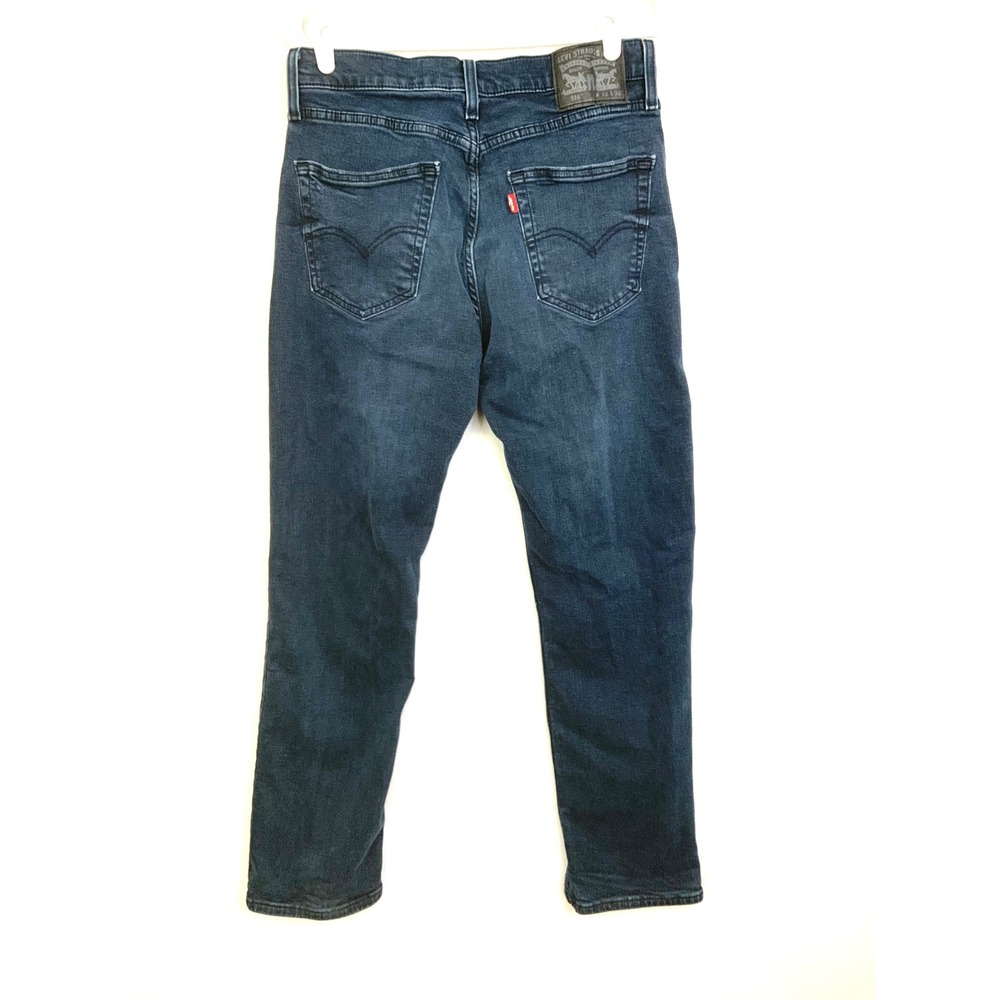 Levi's 514 Men's Sz 32x32 (31x30) Dark Blue Denim Blue Jeans Straight Stretch